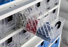 Multibox clear containers for vans, from Syncro North America